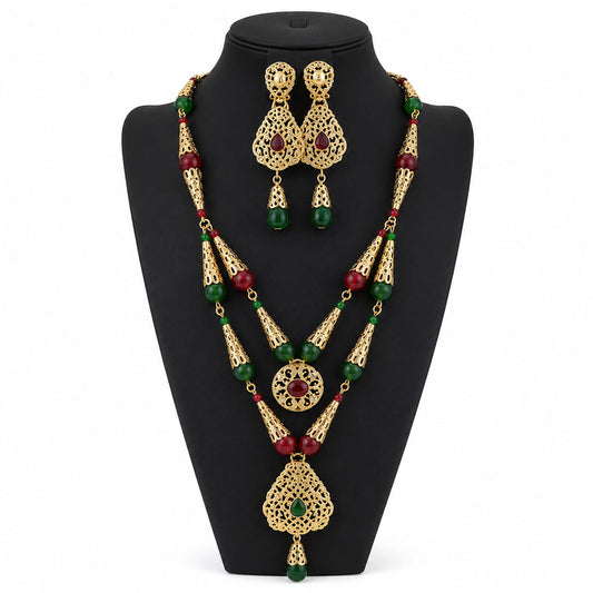 Conjunto Reina Andalusí – Joyería Árabe para Caftán